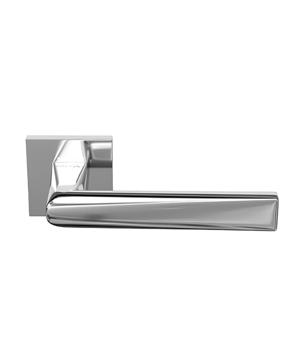 Ручка дверная Pallini COSMO на квадратном основании Гемини PAL-COS-03-S PC полир. хром TD 185262